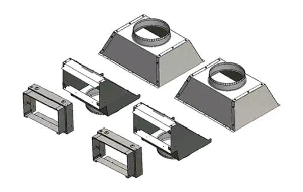 Napoleon Ducted Heat Management Side Discharge Kit (38/50) Napoleon Hearth