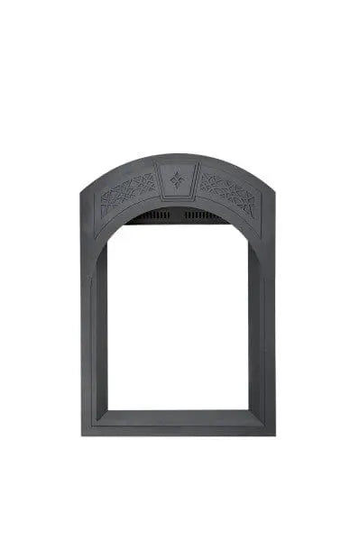 Napoleon Arched Black Heritage Pattern Surround with Safety Barrier Napoleon Hearth