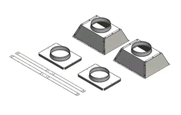 Napoleon Ducted Heat Management Termination Plates (62/74) (For Vector Fireplace Only) Napoleon Hearth
