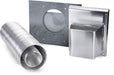 Napoleon top vent kit with flex vent, wall terminal, siding shield and firestop