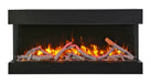 Remii Bay Slim 50" 3 Sided Electric Fireplace Remii