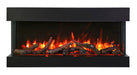 Remii Bay Slim 50" 3 Sided Electric Fireplace Remii