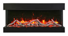 Remii Bay Slim 50" 3 Sided Electric Fireplace Remii