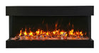 Remii Bay Slim 50" 3 Sided Electric Fireplace Remii