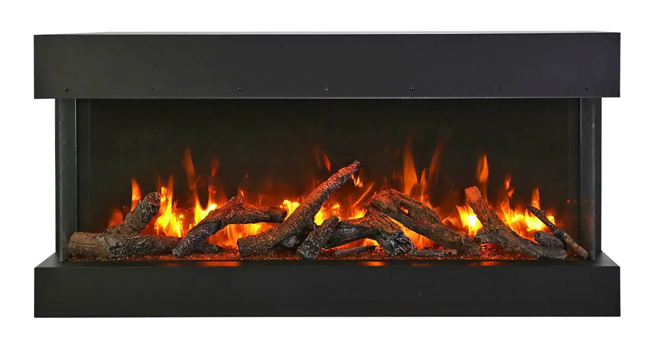 Remii Bay Slim 50" 3 Sided Electric Fireplace Remii