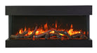 Remii Bay Slim 50" 3 Sided Electric Fireplace Remii