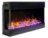 Remii Bay Slim 50" 3 Sided Electric Fireplace Remii
