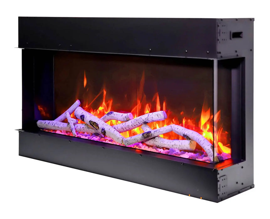 Remii Bay Slim 50" 3 Sided Electric Fireplace Remii