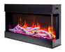 Remii Bay Slim 50" 3 Sided Electric Fireplace Remii