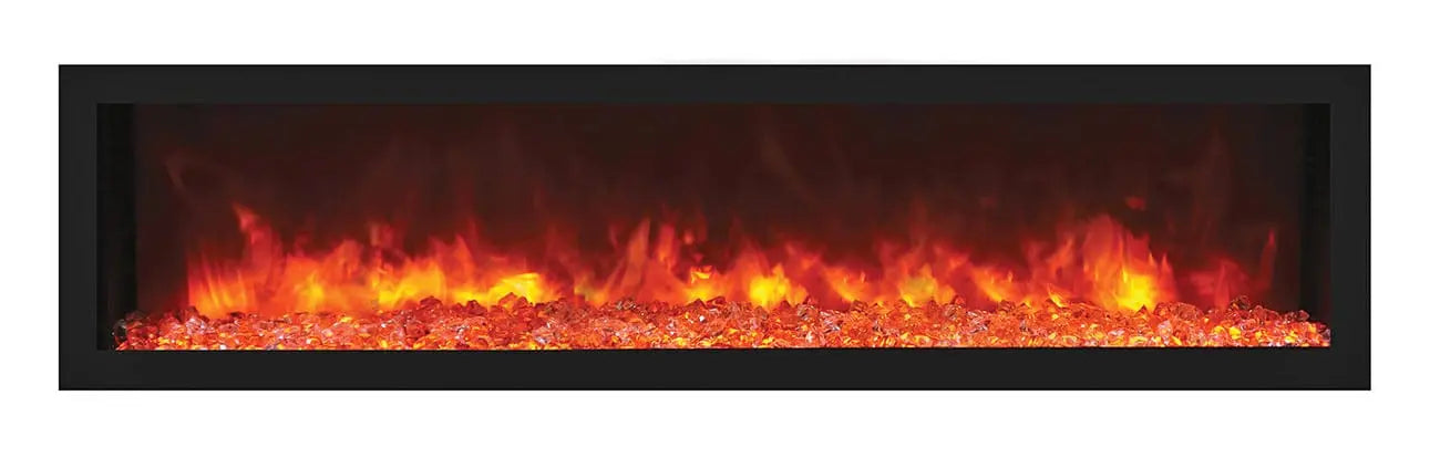 Remii Deep 65" Indoor/Outdoor Built-In Electric Fireplace Remii