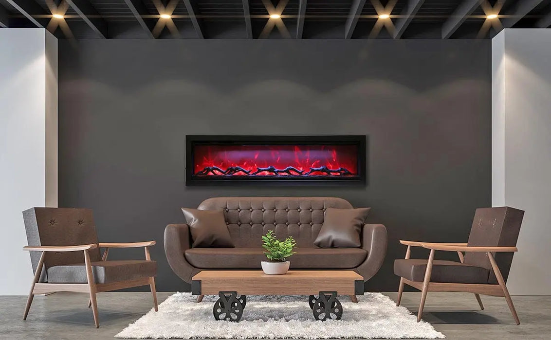 Remii Wall Mount 50" Indoor/Outdoor Electric Fireplace Remii