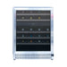 Summerset 24" Rated Dual Zone Wine Cooler Stainless Steel Summerset