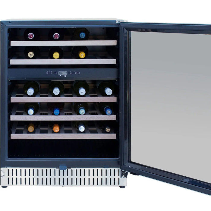 Summerset 24" Rated Dual Zone Wine Cooler Stainless Steel Summerset