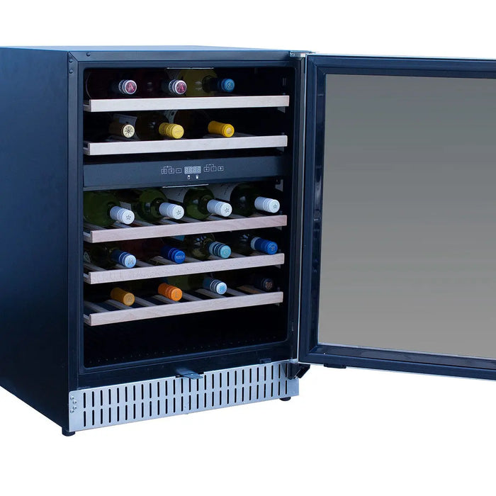Summerset 24" Rated Dual Zone Wine Cooler Stainless Steel Summerset