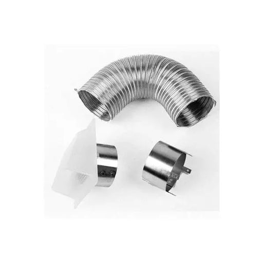 Superior - Outside Air Kit Collar, Hood & 3' Flex for Floor Venting - AK4F Superior