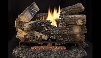 Superior - Triple-Flame 18" Millivolt, Triple Flame Burner, Ember Bed - TF18NR Superior