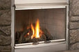 Superior - Outdoor Bi-Fold Door with Frame and Hoods, Brushed Stainless - 36LBFOD-BS Superior