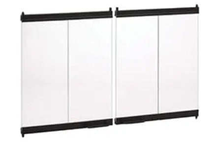 Superior - 36" Standard Bi-Fold Glass Door, Black - BD36 Superior