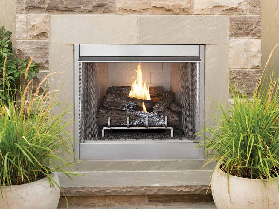 Superior - VRE4236 36" Outdoor/Indoor Firebox, White Herringbone - VRE4236WH Superior