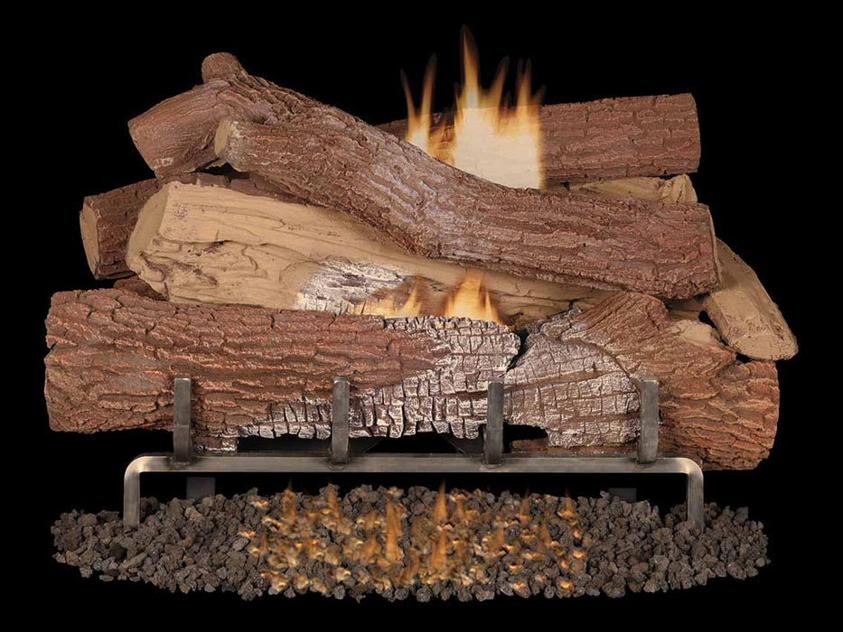Superior - Mega-Flame Outdoor 36" Giant Timbers Logs, Concrete - LMF36GTAO Superior