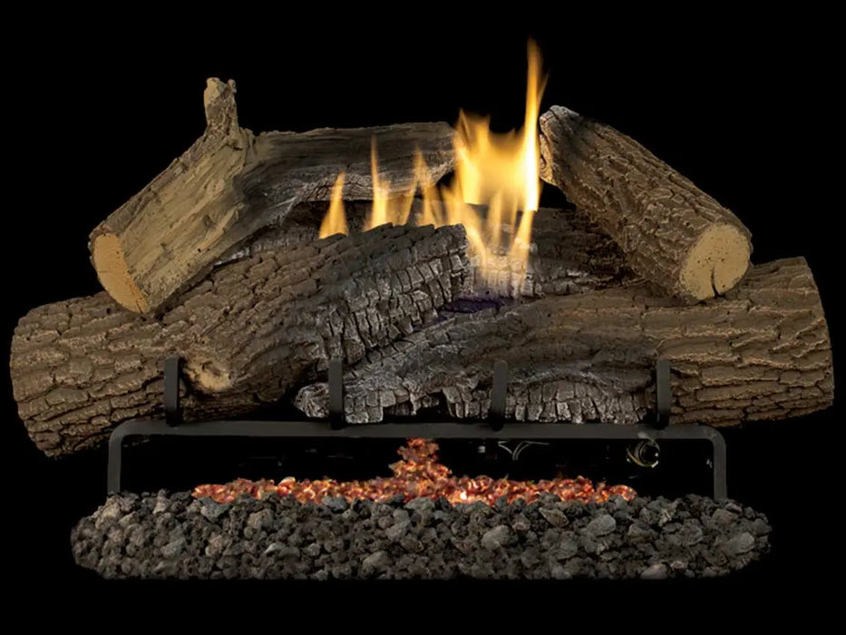 Superior - Triple-Flame 24" Rugged Stack Logs, Concrete - LTF24RS Superior