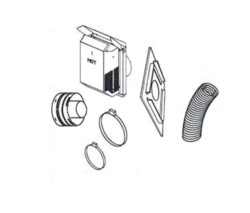Superior - Flex Square Termination with Compressed Flex Vent - SFKIT48 Superior
