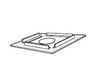Superior - Horizontal Termination - Small Square for Flex Vent - SF-HTSS Superior