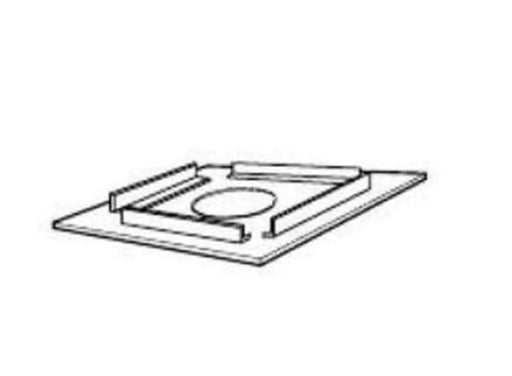 Superior - Horizontal Termination - Small Square for Flex Vent - SF-HTSS Superior