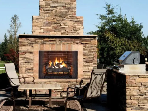 Superior - Dual-Burner Outdoor 36" Smoky Weathered Oak Logs 9 pcs Set - SMOKYWEATHERED36O Superior