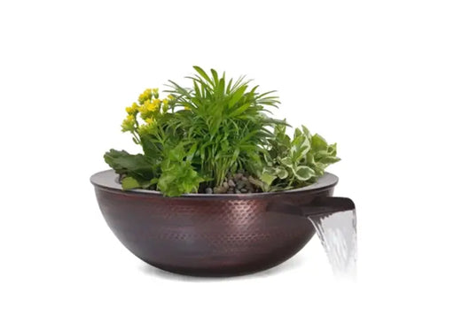 The Outdoor Plus Sedona Copper Planter and Water Bowl The Outdoor Plus